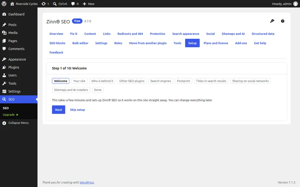 Migre do Yoast, Rank Math ou outro plugin de SEO